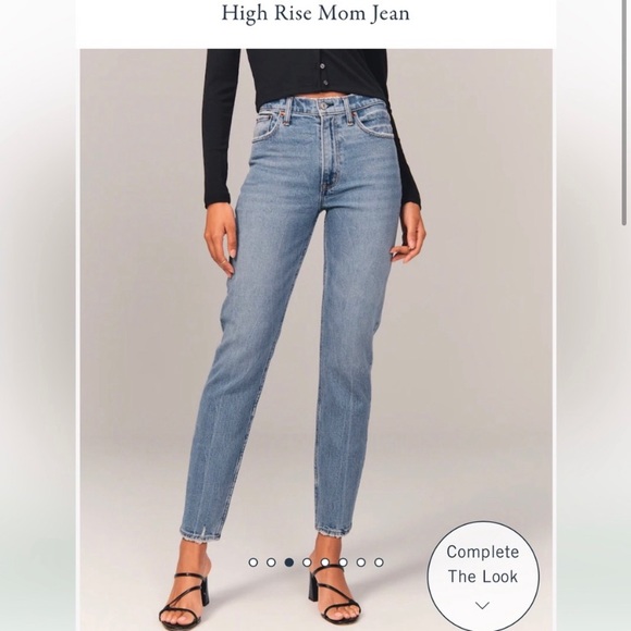 Abercrombie & Fitch Denim - Abercrombie & Fitch High Rise Mom jeans